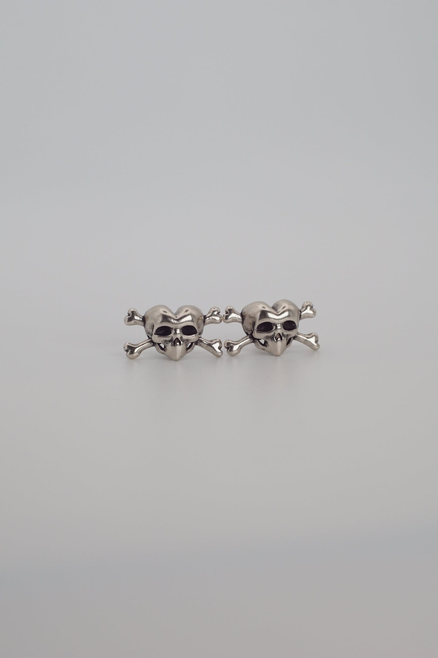 Skull Heart Earrings