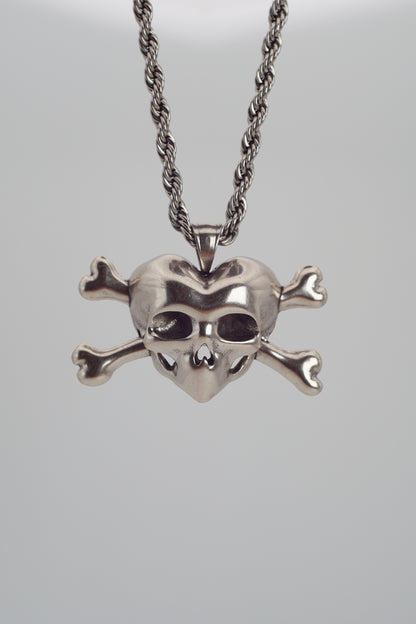 Skull Heart Necklace