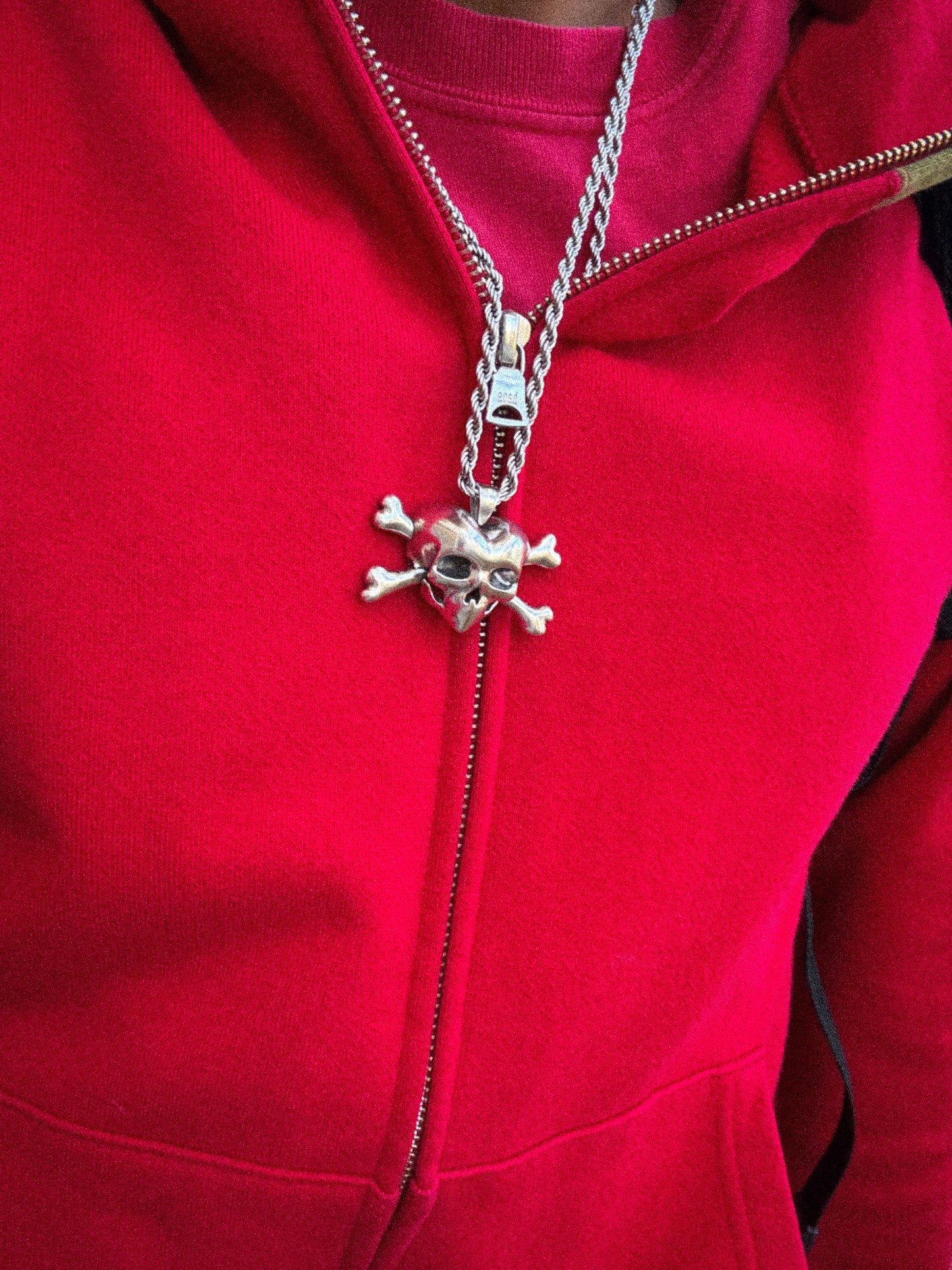 Skull Heart Necklace