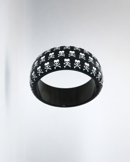 Skull Heart Bangle